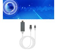 Yctze Cable Premium Tipo C a - Cable de Conversión de Interfaz Multimedia de Alta Definición para Teléfonos y Portátiles - Cobre PVC, Plug and Play, Transmisión y Duplicación de Vídeo de Amplia