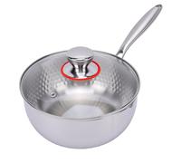 Yctze Cacerola de Acero Inoxidable Sus316 para Cocineros Caseros Que Preparan Comida para Bebés y Construcción Segura Alimentos Lácteos y Comidas Pequeñas Base de 5 Capas