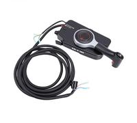 Yctze Caja de Control Remoto Fueraborda Lateral, Reemplazo de ABS a Prueba de Calor para Motores Fueraborda con ángulos Ajustables, Arnés de 8 Pines, Cableado de 5 M