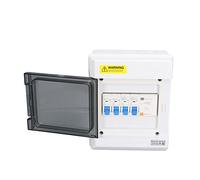 Yctze Caja de Disyuntores de Unidad de Consumo de 3 Vías AU 230V 63A 30mA RCD + 3 MCB para Electricidad