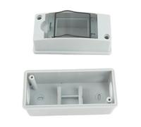 Yctze Caja de Protección de Distribución Electrónica IP65, Caja de Conexiones con Cubierta Transparente, de Material de PC ABS para Equipos Industriales de Comunicaciones Eléctricas en Interiores y