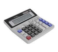 Yctze Calculadora con Energía Solar con Pantalla LCD Grande: Calculadora de Oficina Básica de 12 Dígitos para Cálculos de Impuestos Precisos