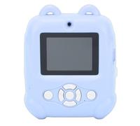 Yctze Cámara de Impresión Instantánea para Niños, 48MP HD 1080P 16X Zoom Juguete de Impresión sin Tinta con Pantalla de 2,4 Pulgadas para Selfies, Zoom y Marcos Divertidos, Cuenta (Azul Claro)