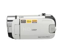 Yctze Cámara Digital de Pantalla Giratoria de 2.4 Pulgadas para Creadores Contenido y Familias Que Guardan Recuerdos, Grabadora Vídeo HD 1080p 16mp Zoom 16x, Admite Grabación (Silver)