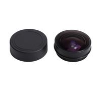 Yctze Cámara Lente Ojo de Lente Gran Angular 0.2X Calibre 37 Mm Entusiastas de la Fotografía Aleación de Aluminio Vidrio óptico