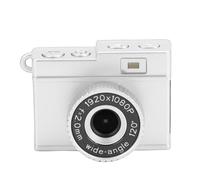 Yctze Cámara Pequeña con Llavero 1080P - Cámara de Vídeo Retro con Pantalla de 1,14 Pulgadas, Lente Gran Angular de 120°, Fotos de 8,6 MP, Viajes, Aventuras y Selfies - Digital Compacta y Elegante