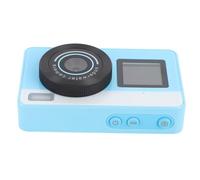 Yctze Cámara Subacuática, IP68 a Prueba de Lluvia 48MP 18X Zoom Cámara de Buceo de Pantalla Dual con Pantallas Traseras Delanteras, para Buceo, Snorkel, Fotografía Subacuática (Blue)