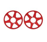 Yctze Carrete Vacío de 10 Pulgadas/Carrete de Recogida de Aleación de Aluminio de 4 Pulgadas con 6 Orificios para Grabadora de Cinta de a NAB-par de Repuesto