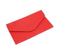 Yctze Cartera de Cuero PU con Bloqueo para Pasaporte de Viaje de Primera Calidad para Viajes de Negocios y de Placer - Verde Oscuro Elegante y Funcional (Rojo)