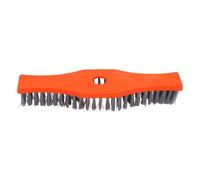 Yctze Cepillo para Cortacésped, Cepillo de Limpieza para Cortacésped, Cerdas de Nailon Antiadherentes, Diseño Ergonómico, Herramienta de Tren de Rodaje Resistente para Patio, Jard