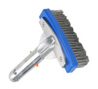 Yctze Cepillo para Piscina de Alta Resistencia, Cepillo para Piscina de Acero Inoxidable de 5,5 Pulgadas, Equipo de Pared para Suelo de Estanque de SPA, Herramientas y Suelos para