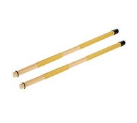 Yctze Cepillos Palos 1 par Prácticos Cepillos Palos Varilla Baquetas Accesorio para Instrumentos de Jazz - Instrumentos Musicales/Accesorios para/y Percusión (YELLOW)