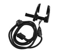 Yctze Clamp/Holder de Nasal de Buceo de Aluminio con Cordón - Enchufe de la Nariz de Natación Profesional para Adultos - Cómodo Clamp/Holder de Nariz de Natación - e Color (BLACK)