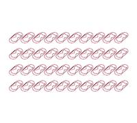 Yctze Clips de Papel con Formas Lindas - Juego de 4 Cajas de Abrazaderas de Papel Divertidas y Coloridas Marcadores, Organización de Archivos y Clasificación de Documentos - Oficina, Estudio (rojo)