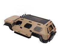 Yctze Coches RC 1/10 con Cuerpo Amarillo Desierto con Distancia Entre Ejes de 324 Mm, Coche RC de Plástico Compatible con y SCX10: Alto Detalle, Fácil Instalación, Diseño