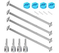 Yctze Combinador de Eje de Transmisión de Brida para Cables Compatible con 94111 94108 1/ Coche RC - Accesorios RC (Silver)