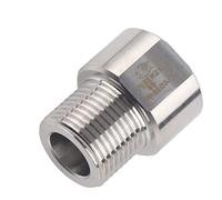 Yctze Conector Adaptador de Regulador de CO2 para Acuario, Convertidor W21.8 a G5/8, Fácil Instalación, Construcción de Metal, con Junta de Alta Elasticidad (W21.8 a G5/8)