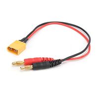Yctze Conector Banana B6 de 4,0 Mm a Cable de Silicona XT60 de 18 AWG para Batería Lipo y Diseño Flexible