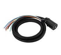 Yctze Conector de Arnés de Cables de Cable de Enchufe de Remolque de 7 Vías para Medidor de Remolque de Barra de RV - Cobre Resistente para Mayor Durabilidad y Conexión