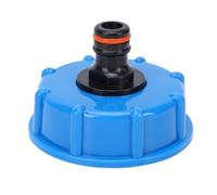 Yctze Conector de Entrada de Agua para Tanque de Agua RV, Adaptador de Montaje Roscado para Mangueras de Jardín, Rosca Gruesa de 60 Mm, Material PP a Prueba de Fugas para Campistas,
