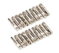 Yctze Conector Giratorio de Pesca de 20 Piezas para entusiastas: Reduce la Resistencia, Diseño de Rodamiento Rodante para una Experiencia de Pesca sin Esfuerzo