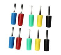 Yctze Conector Tipo Banana de 2 Mm Chapado para Pruebas y Conector Macho Recto con Excelente Transmisión