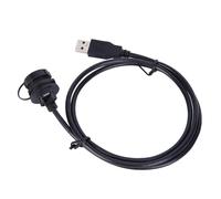 Yctze Conector USB USB 3.0 Macho Hembra Adaptadores de Montaje en Panel para Interconexión Industrial Segura