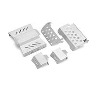 Yctze Conjunto de Armadura de Chasis RC Portátil de Acero Inoxidable para GEN8 y Placas de Impacto