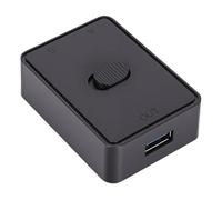 Yctze Conmutador USB 3.0 2 en 1 Salida, Selector de Conmutador USB, Adaptador para Compartir un Dispositivo con Transferencia de Datos de 5 Gbps, Ideal para 2 Computadoras que Comparten Impresora,