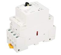 Yctze Contactor de CA Compacto de 4 posiciones: Control Manual y Automático de 25 A con bajo Nivel de Ruido y Eficiencia Energética para Uso Doméstico Comercial (4NO)