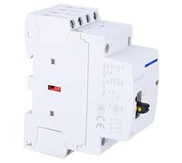 Yctze Contactor de CA Modular Silencioso BCH8-25M 230V 4P 25A con Control Manual para Uso Doméstico (2NO2NC)
