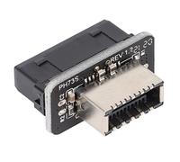 Yctze Convertidor de Interfaz USB 19P/20P a Type-E Type-C USB 3.0/3.1 - Transferencia Rápida a 10 Gbps, Instalación, Fuerte Antiinterferencia, Compatible con Todas Las Placas Base