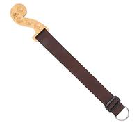 Yctze Correa de Violonchelo con Accesorios para el Soporte de Madera y Cinturón de Nylon para Músicos (Color de madera)