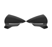 Yctze Cubierta de espejo retrovisor cubierta espejo lateral calota retrovisor superficie lisa bordes redondeados revestimiento (fibra de carbono)