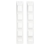 Yctze Cubierta de Ventilación para RV, 1 par, Cubierta Rectangular para Parrilla, de Ventilación para RV, Barco Marino, de Techo de Repuesto