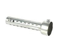 Yctze Deflector de escape para moto DB Killer Inserto Silenciador Silenciador de Escape Universal Desmontable y Ajustable Construcción de Metal Adecuado para Tubo de Cola de (42mm)