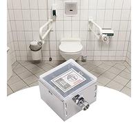 Yctze Descargador Automático de Urinario por Inducción, Kit de Descarga de Urinario por Infrarrojos con Panel de Acero Inoxidable y Alta Sensibilidad, para Baño Público de Restaurante de Hotel