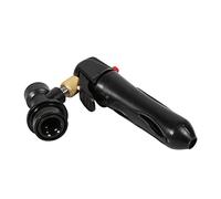 Yctze Dispensador de Cerveza de Barril con Inyector de CO2 para Barriles Cornelius con Cerradura, Herramienta de Elaboración Casera Portátil y Fácil de Usar (BLACK)