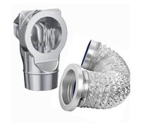 Yctze Dryer Vent Kit with Magnet Self Alignment for Efficient Lint