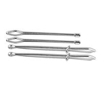 Yctze Elastic Band Threader Tweezers 4pcs Durable Stainless Steel for