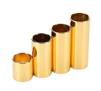 Yctze Electric Guitar Slide Bar Set 4pcs Golden for Bright Sound and