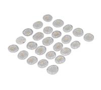 Yctze Elegante Juego de Piedras Rúnicas Blancas para Adivinación, Curación de Chakras y Meditación, Portátil