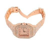 Yctze Elegante Reloj de Cuarzo de Cuarzo para Mujeres con Diseño de Elegancia de Tery Ideal para Buces y Plata Diaria de Plata (Dorado)