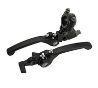 Yctze Embrague plegable + palanca de freno Mango Pit Dirt Bike Piezas Palanca de embrague plegable Palancas cortas Embrague de freno Black Friday Cyber Monday Boxing Day Acción de gracias Halloween
