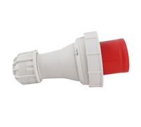 Yctze Enchufe Industrial CEE Conector de Aviación de 5 Pines IP67 63A 220-415V Rojo para Uso en Exteriores