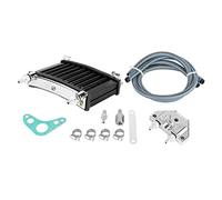 Yctze Enfriador de aceite de motor universal para motocicleta, aleación de aluminio, para 125 cc, 140 cc y 150 cc
