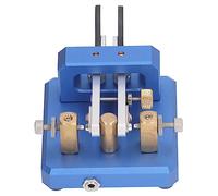 Yctze Entrenamiento Automático de Telegrama CW con Doble Paleta Morse Key, Construcción de Acero Inoxidable y Carbono con Interfaz de 3,5 Mm, Entusiastas de la Radioafición (Blue)