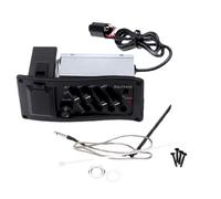 Yctze EQ de Pastilla de Guitarra Acústica con Control de Batería y Efectos Ajustables para Música Folk y Clásica - Accesorios Universales para una Fácil Instalación