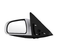 Yctze Espejo de Puerta Lateral Espejo Retrovisor de Repuesto Conjunto de Ala Puerta Eléctrica 3 Pines Eléctrico Plegable Eléctrico Ajustable Blanco para Sonata 2005-2007 (Izquierda: 87610-3K410)