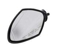 Yctze Espejo Retrovisor para Embarcación Lateral, Cristal ABS Negro Marino, Rosca M8 (Izquierda: F1S-U596B-10-00)